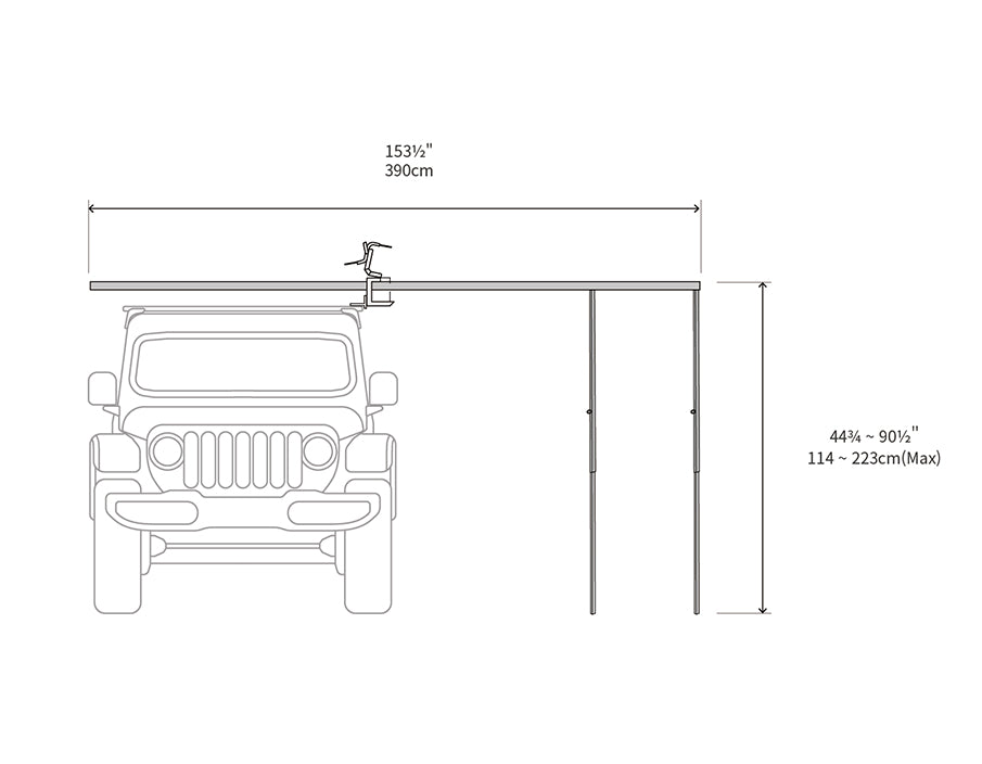 EXO Shell 270 Awning / Markísa